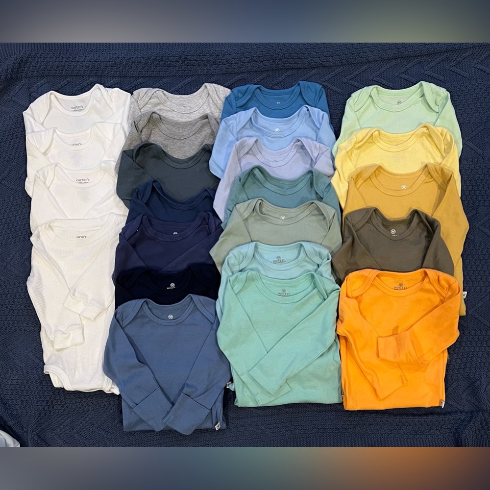 Honest Baby long sleeve onesies